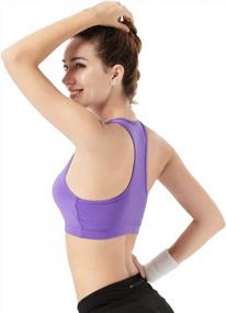 img 2 attached to Women'S Sports Bras With Removable Padding For Yoga, Running, Fitness, And Workouts By USHARESPORTS