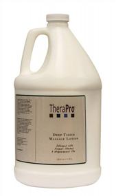 img 3 attached to TheraPro Unscented Deep Tissue Massage Lotion With Sweet Almond & Grapeseed Oil - 1 Gallon
