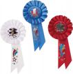 colorful beistle 3 piece sports award ribbons - perfect for all types of competitions - 1st, 2nd, 3rd place recognition logo