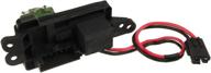 🔌 02-08 trailblazer front manual temp control blower motor resistor: compatible with ext, envoy, ascender, vravada - 84049100 logo