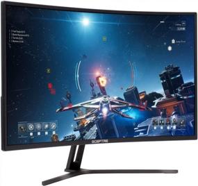 img 3 attached to Sceptre C325B 185RD: Curved Screen with DisplayPort, FreeSync, Blue Light Filter, and Built-In Speakers