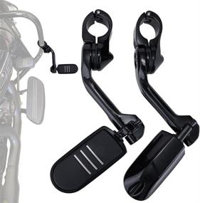 img 3 attached to 🏍️ LTMOTO 1.25" Highway Pegs: Adjustable Footpegs for Harley Davidson Touring Bikes with 1 1/4" Highway Bar