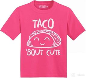 img 4 attached to 🌮 Cute and Comfy: shop4ever® Taco Bout Cute Toddler Cotton T-Shirt