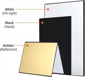 img 1 attached to Soonpho 2 Pcs Light Reflector Photography Cardboard, 17X12 Inch Studio Folding Light Diffuser Board For Still Life, Product And Food Photo Shooting -Silver/Gold/White/Black