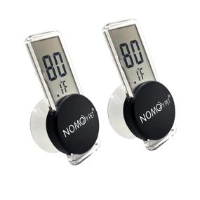img 4 attached to 🌡️ NOMOY PET 2 Pack Reptile Terrarium Thermometer: Digital Temperature Monitor with Suction Cup for Snake Turtle Frog Lizard Spider Beard Dragon Gecko Habitat & Tank Accessories - Find the Perfect Climate Control Solution!