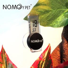 img 1 attached to 🌡️ NOMOY PET 2 Pack Reptile Terrarium Thermometer: Digital Temperature Monitor with Suction Cup for Snake Turtle Frog Lizard Spider Beard Dragon Gecko Habitat & Tank Accessories - Find the Perfect Climate Control Solution!