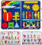 🔑 ultimate montessori busy board: 25-in-1 travel toys for toddlers – unisex sensory board gift for basic fine motor skill development in boys and girls логотип