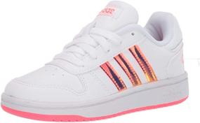 img 4 attached to 👟 Adidas Boys Hoops Sneaker Black Girls' Shoes - Athletic | Unisex Sneakers