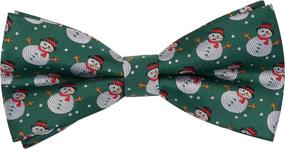 img 1 attached to GUSLESON Christmas Festival Pre Tied Neckwear