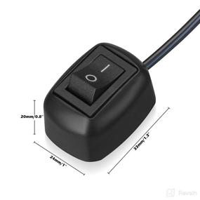 img 1 attached to 🚗 Upgrade Your Car's Illumination with the Paste Type Switch Car Push Button Switch ON/Off DC12V Water Drop Shape DIY Car Switch Rocker Switch!