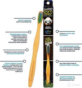 img 2 attached to 🎋 WooBamboo Biodegradable Compostable Bamboo Toothbrush