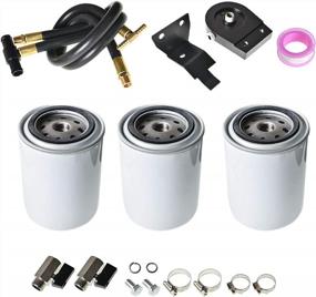 img 4 attached to Labwork Coolant Filtration Filter Kit With 3 Filter Replacement For 2003-2007 Ford V8 6.0L Powerstroke Diesel