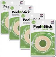 🧵 therm o web thermoweb peel and stick fabric fuse tape 5/8 inch x 20 feet 3346 (pack of 4) logo