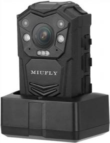 img 1 attached to Capture Every Moment: MIUFLY 1296P Police Body Camera With Night Vision, GPS, And Built-In Memory