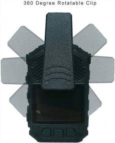 img 2 attached to Capture Every Moment: MIUFLY 1296P Police Body Camera With Night Vision, GPS, And Built-In Memory