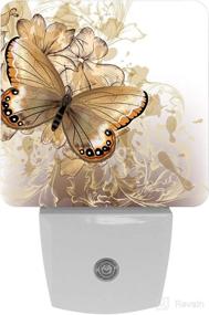 img 4 attached to Background Butterfly Decorative Nightlights Bathroom