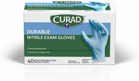 img 3 attached to Curad Nitrile Exam Gloves – Powder-Free, One Size Fits Most, 40ct