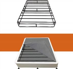 img 1 attached to Effortless Bedding Support: Greaton'S King Metal Box Spring/Foundation For Mattress, No Frame Required