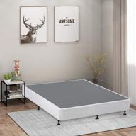 effortless bedding support: greaton's king metal box spring/foundation for mattress, no frame required logo