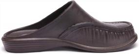 img 3 attached to Men's Slip-On Backless Loafers - Stylein Mules Slippers