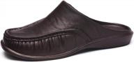 men's slip-on backless loafers - stylein mules slippers logo