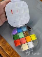 img 1 attached to Transon Paint Saver Storage Palette Box 16Well Portable Airtight Black review by Jesse Bailey