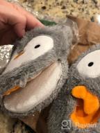img 1 attached to 🐧 Penguin Boys' Indoor Toddler Slippers for Bedroom Shoes review by Jeff Gopala