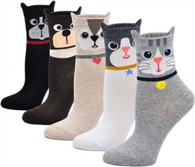 img 4 attached to Comfortable And Stylish Women'S Toe Socks For Any Athletic Endeavor