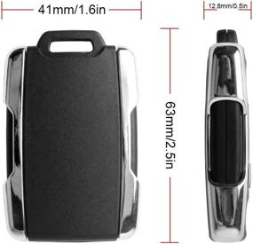 img 1 attached to 🔑 VOFONO Keyless Entry Remote Car Key Fob Alarm - Chevy Colorado & Silverado 2014-2018 / GMC Canyon & Sierra 2015-2018 - P/N: M3N-32337100, 13577771