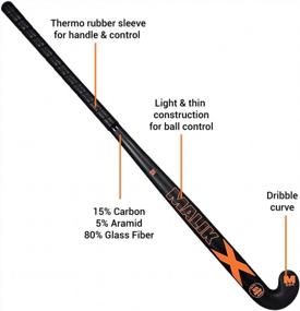img 3 attached to Unleash Your Hockey Prowess With MALIK'S Top-Of-The-Line Field Hockey Stick - Dribble Curve And Fiber Reinforced For Indoor And Outdoor Play