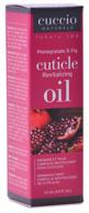 cuccio naturale revitalizing cuticle oil - overnight repair for damaged cuticles and nails with pomegranate and fig extracts - paraben-free and cruelty-free formula, 0.5 oz logo