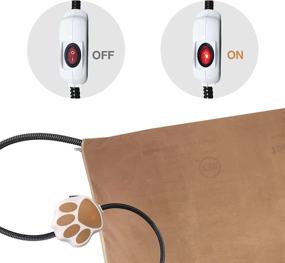 img 3 attached to 🐶 Zobire Pet Heating Pad: Ultimate Indoor Electric Heated Bed for Dogs – Waterproof and Cozy