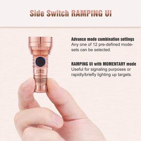 img 1 attached to Copper GT Nano Flashlight: Powerful 450 Lumens EDC Keychain Torch With 300M Beam Distance, IPX-8 Waterproof, And Compact Design For Bright Mini Light And Key Ring Convenience
