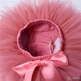 img 2 attached to 👶 Trendy Anbaby Baby Girls Tutu Bloomers Set: Toddler Tutu Skirt Diaper Cover with Matching Lace Headband