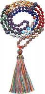 bivei's 7 chakra healing mala bracelet - authentic gemstone beads for yoga and meditation logo