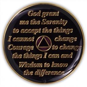 img 2 attached to Prideful Purple: Celebrate 4 Years Of Sobriety With Triplate AA Recovery Coin