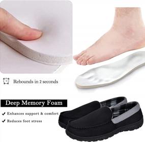 img 2 attached to Experience Ultimate Comfort With MIXIN Men'S Memory Foam Slippers - Perfect For Indoors And Outdoors!