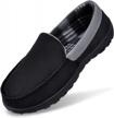 experience ultimate comfort with mixin men's memory foam slippers - perfect for indoors and outdoors! logo