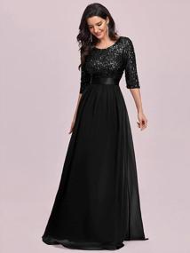 img 1 attached to Shine Bright All Night: Ever-Pretty'S Sequin Maxi Dress For Women