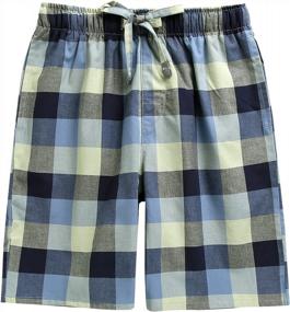 img 4 attached to Soft And Cozy Plaid Check Lounge Pants For Men - TINFL'S 100% Cotton Pajama Bottoms With Pockets, Perfect For Sleep And Lounging