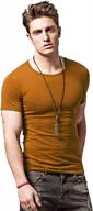 xshing mens short sleeve crew neck basic t shirts slim fit casual tee logo