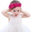 newborn floral headbands with flower crowns for 4-24 month babies - perfect for birthdays logo