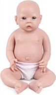 realistic ivita 18-inch silicone baby boy doll - soft full body reborn newborn toy logo