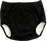 incontinence cloth active adult diaper cover - leak proof pants, reusable washable pull up plastic pants (black, l), silent for better seo logo