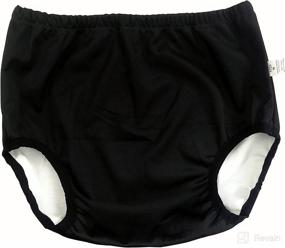 img 4 attached to Incontinence Cloth Active Adult Diaper Cover - Leak Proof Pants, Reusable Washable Pull Up Plastic Pants (Black, L), Silent for Better SEO