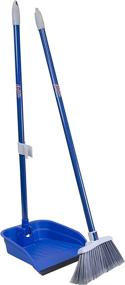 img 4 attached to 🧹 Efficient Stand-Up Broom and Dustpan Set, 35 Inch Height, for Convenient Use at Home, Kitchen, Office, Lobby, and Outdoors