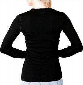 img 3 attached to Midweight Merino Wool Long Sleeve Thermal Shirt For Women By MERIWOOL - Ideal Base Layer For Ultimate Comfort