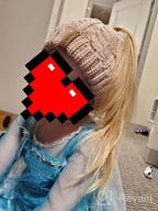 img 1 attached to Winter Girls' Ponytail 🎀 Beanie - Accessories for Toddler Girls review by Janalee Black