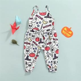 img 3 attached to Toddler Jumpsuit Dinosaur Playsuit Sleeveless Girls' Clothing ~ Jumpsuits & Rompers