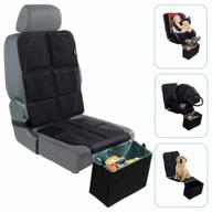 protect your car seats and keep them clean with babyseater car seat protector and trash can combo for child car seats logo